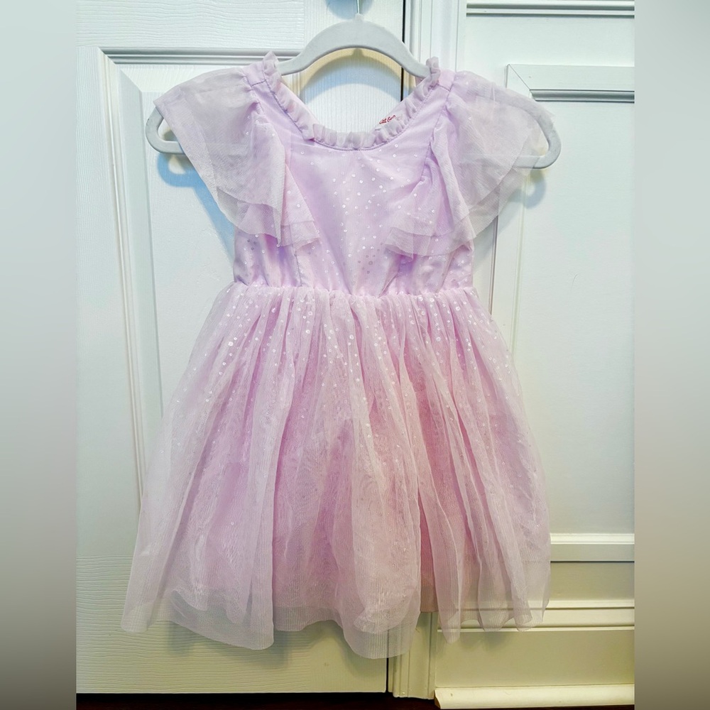 Pink tulle and sequin fancy dress size 5t